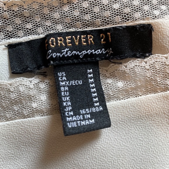 5 for $12  cute camisole with lace NWOT - Picture 4 of 4